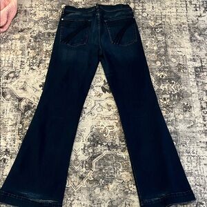 7 For All Mankind Dark Blue Flare Jeans